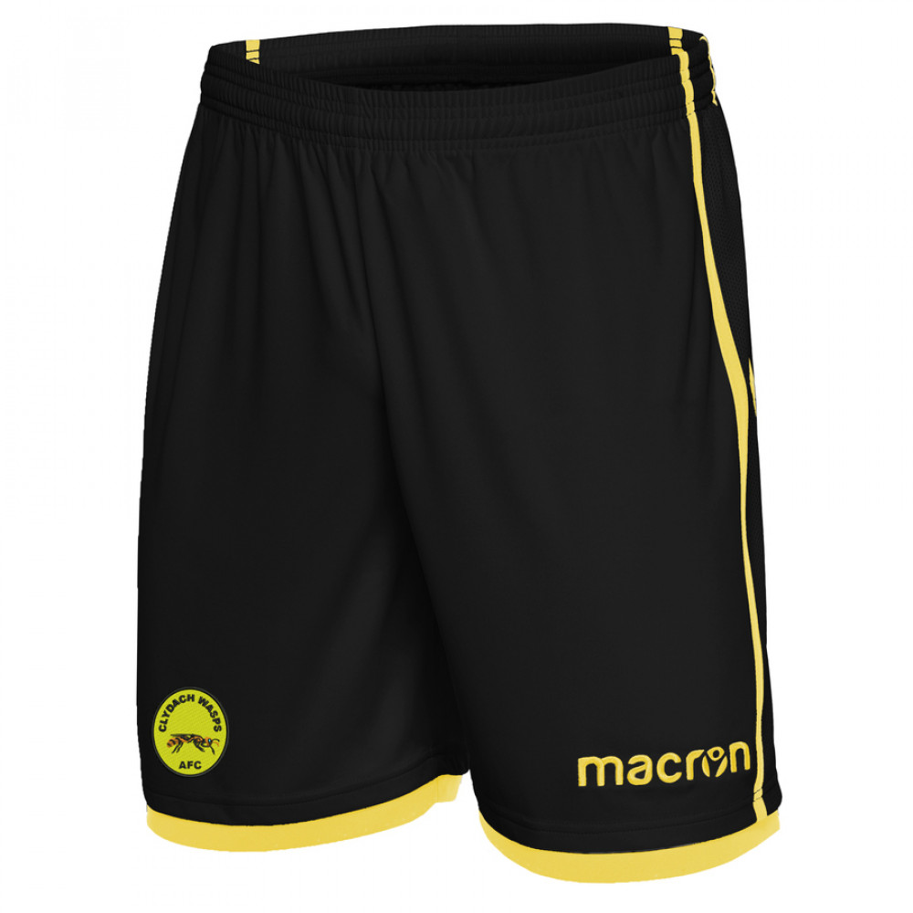 Clydach Wasps - Algol Shorts (Black / Yellow) Kids