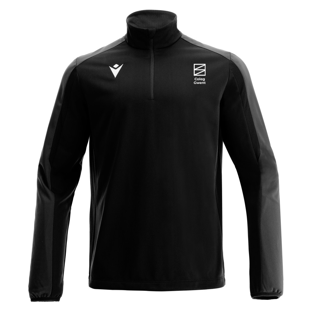 Coleg Gwent Torfaen STAFF - ARNO 1/4 zip top (Black)