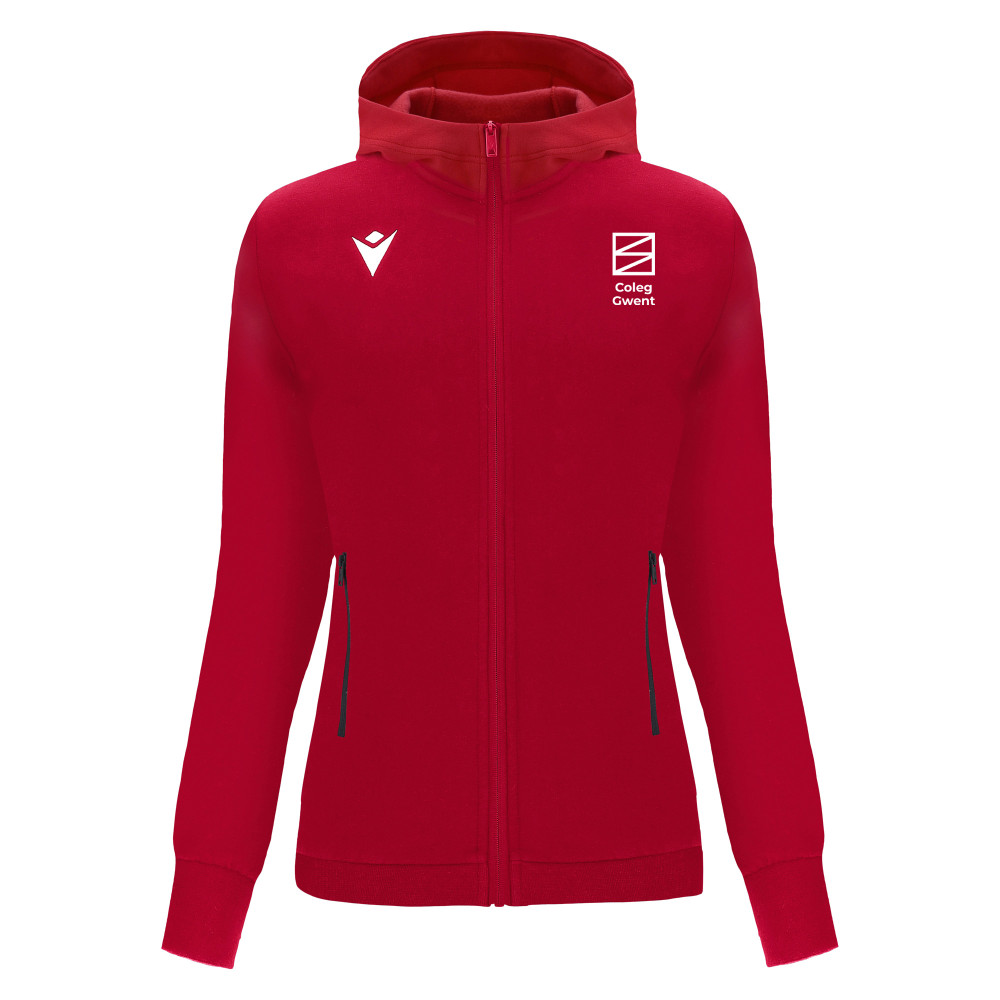 Coleg Gwent Torfaen - DRUM full zip hoody (Red)
