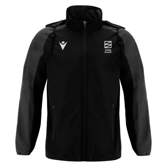 Coleg Gwent Torfaen STAFF - ELBRUS shower jacket (Black)