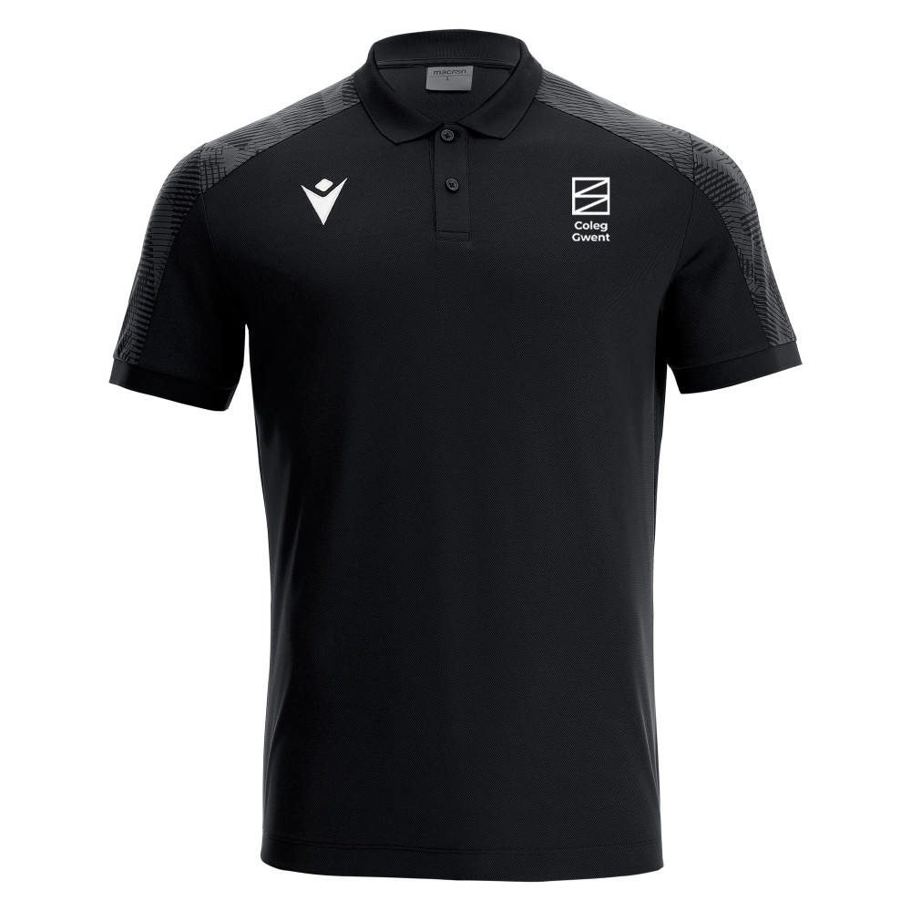 Coleg Gwent Torfaen STAFF - ROCK polo (Black)