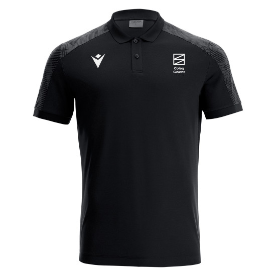 Coleg Gwent Torfaen STAFF - ROCK polo (Black)