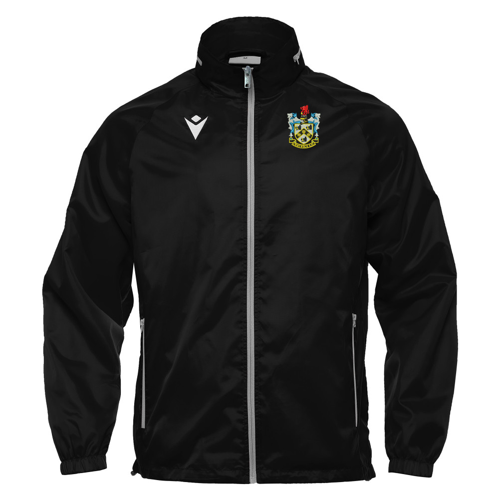 Cwmtwerch RFC - PRAIA HERO full zip windbreaker (Black)