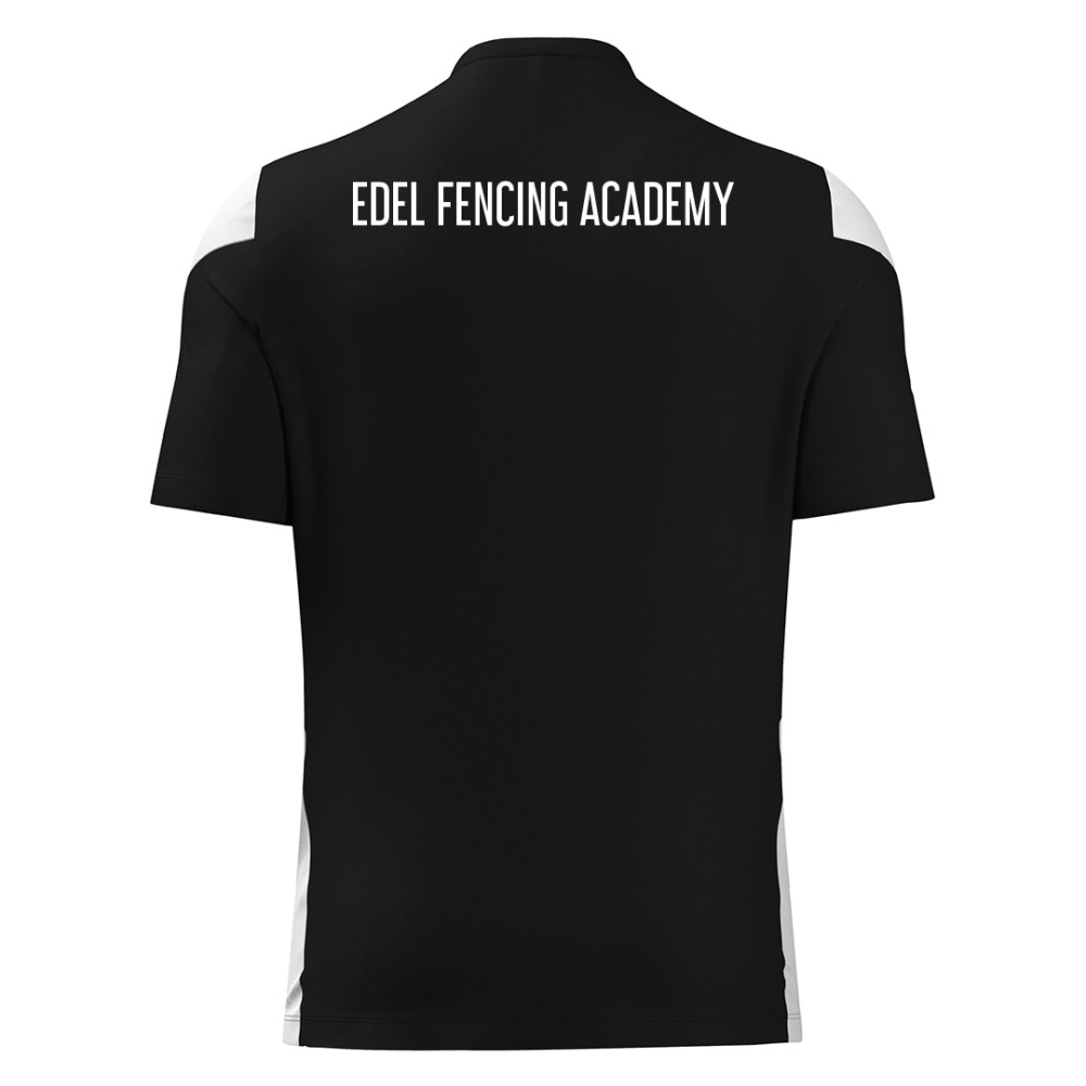 Edel Fencing Academy - POLIS shirt ( Black & White)