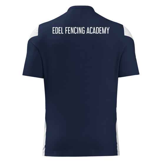 Edel Fencing Academy - POLIS shirt ( Navy &White)