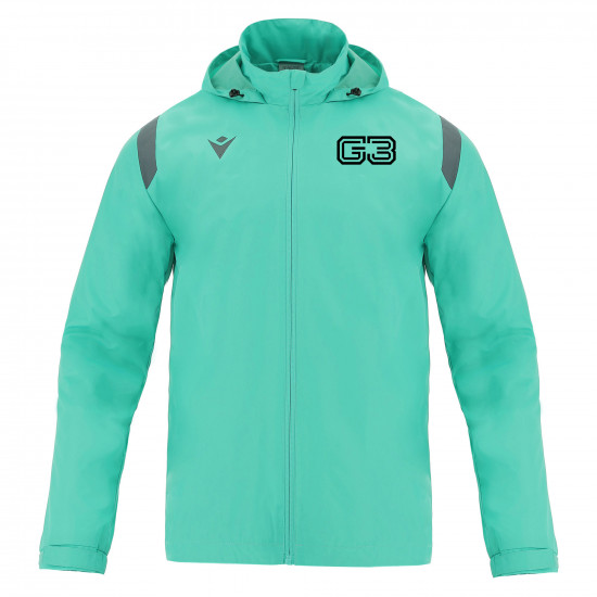 G3 Coaching - SARANSK full zip showerjacket (Turquoise)