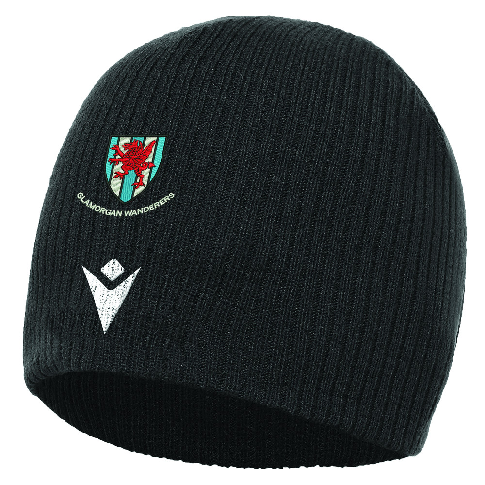 Glamorgan Wanderers - Metel Beanie (Black) Kids