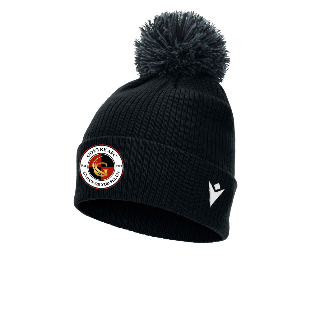 Goytre AFC - SNOW ponpom bonnet (Black)