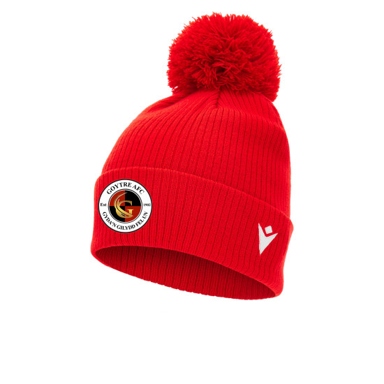Goytre AFC - SNOW ponpom bonnet (Red)