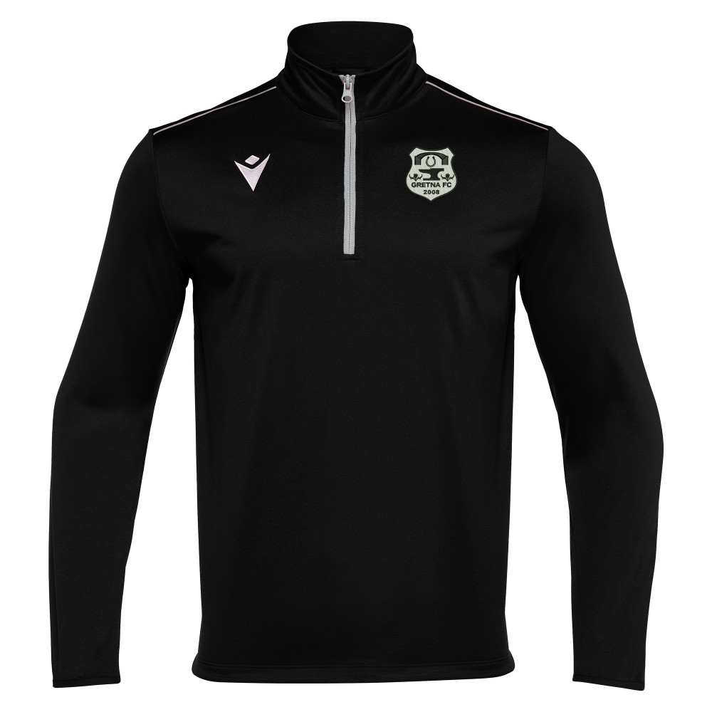 Gretna FC - HAVEL 1/4 zip top (Black)