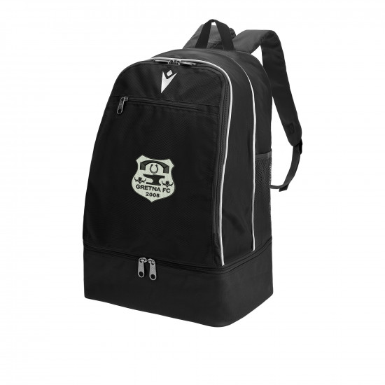 Gretna FC - MAXI-ACADEMY EVO backpack w/semi-rigid bottom (Black)