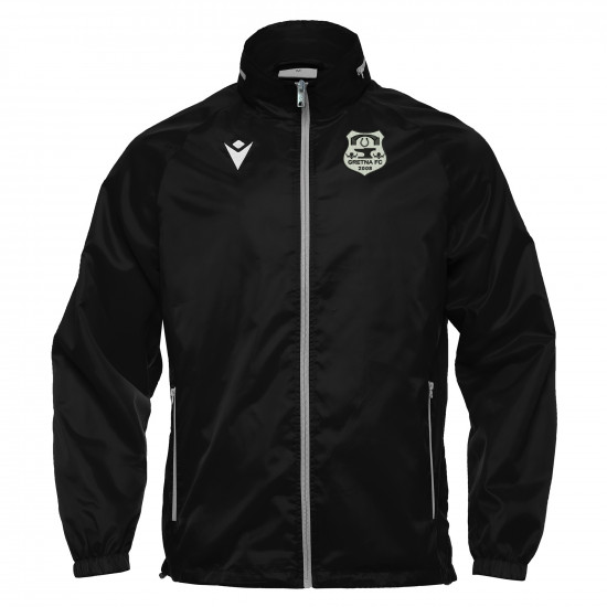 Gretna FC - PRAIA HERO full zip windbreaker (Black)