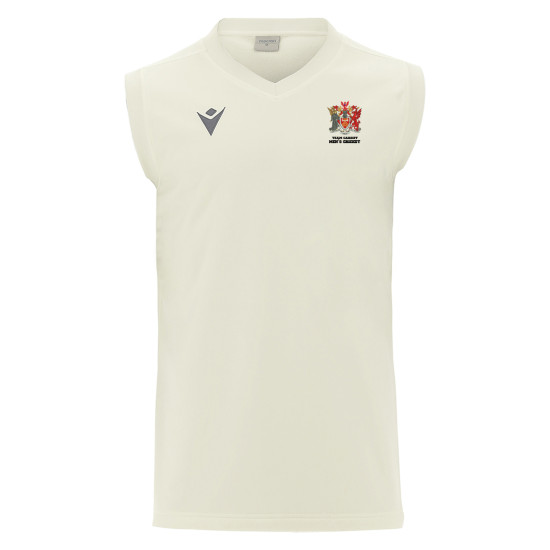 Mens Cricket - BROAD slipover (Off White)