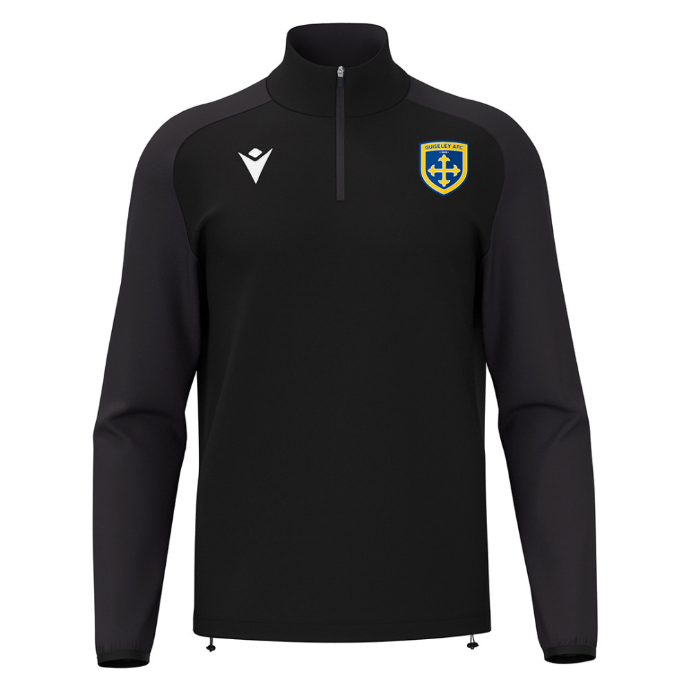 Guiseley AFC - ISEN 1/4 zip top (Black)