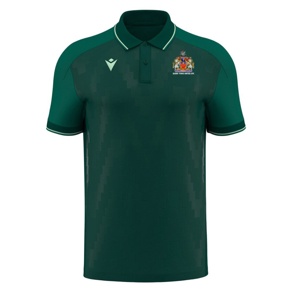 Barry Town United AFC - Echoes polo shirt (Bottle Green)