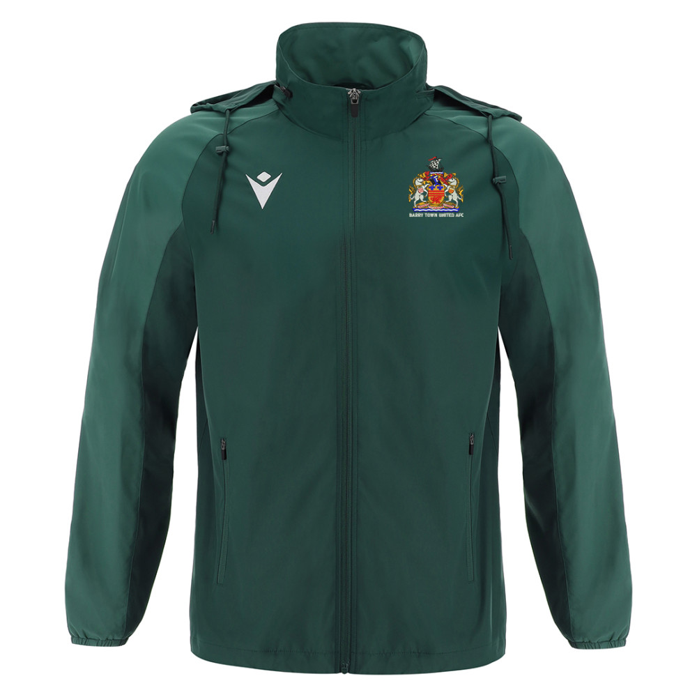 Barry Town United AFC - Elbrus Shower Jacket (Bottle Green)