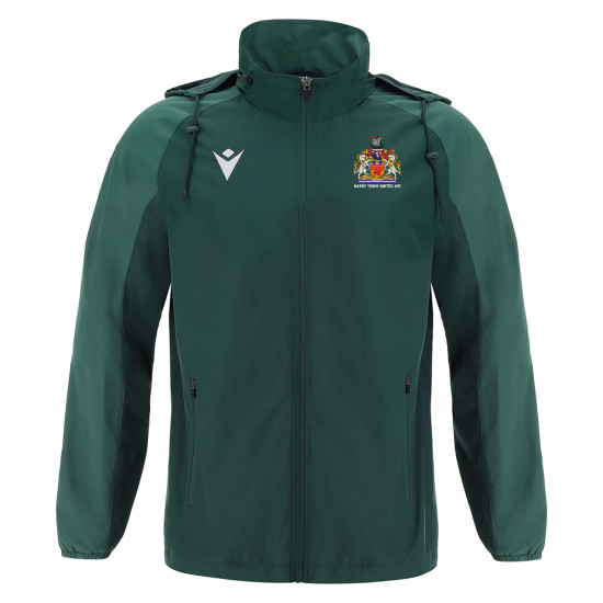 Barry Town United AFC - Elbrus Shower Jacket (Bottle Green)