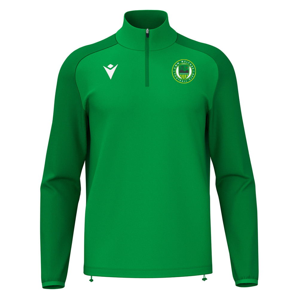 Cwm Welfare AFC -  Isen 1/4 zip top (Green)