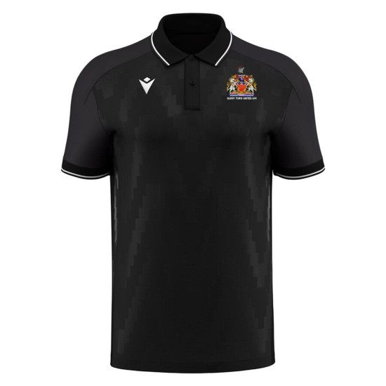Barry Town United - Echoes Polo Shirt  (Black)