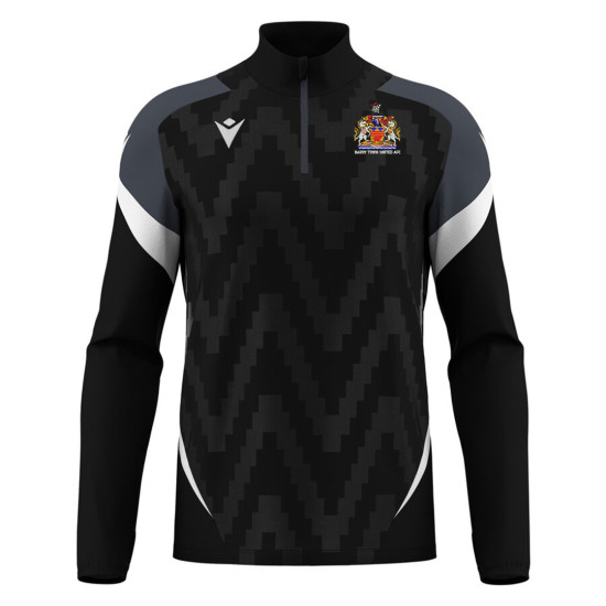 Barry Town United - Hollow Quarter Zip  (Black)