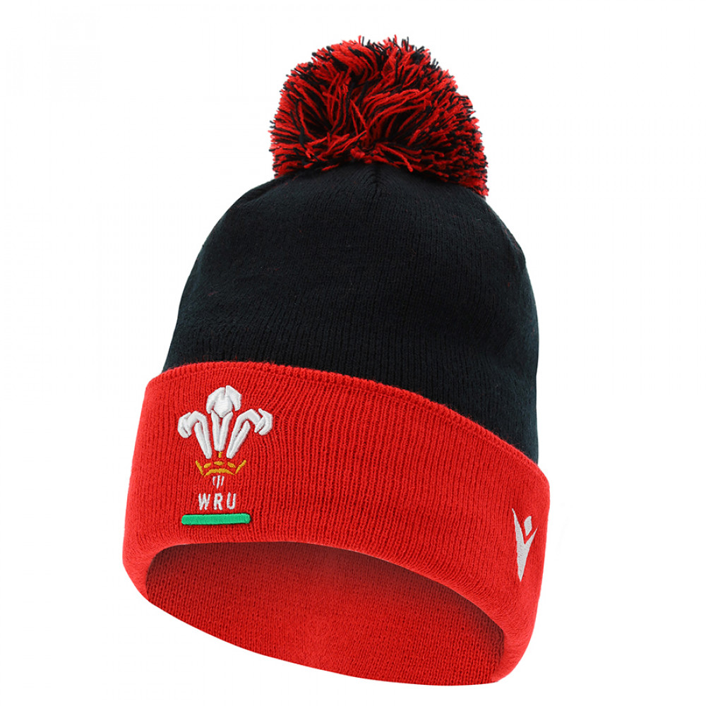 Welsh Rugby ponpom beanie