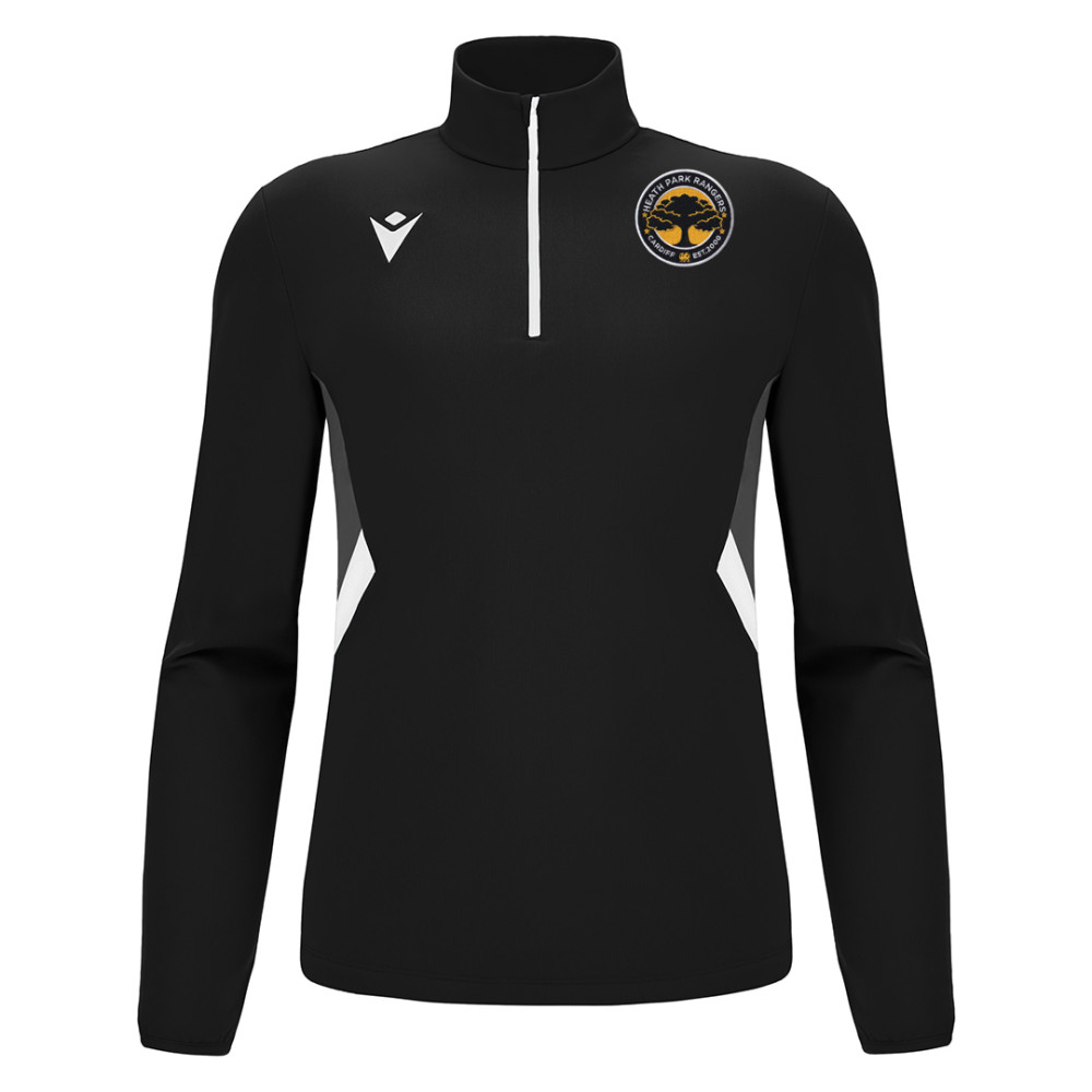 Heath Park Rangers - PIAVE 1/4 zip top (Black/White)
