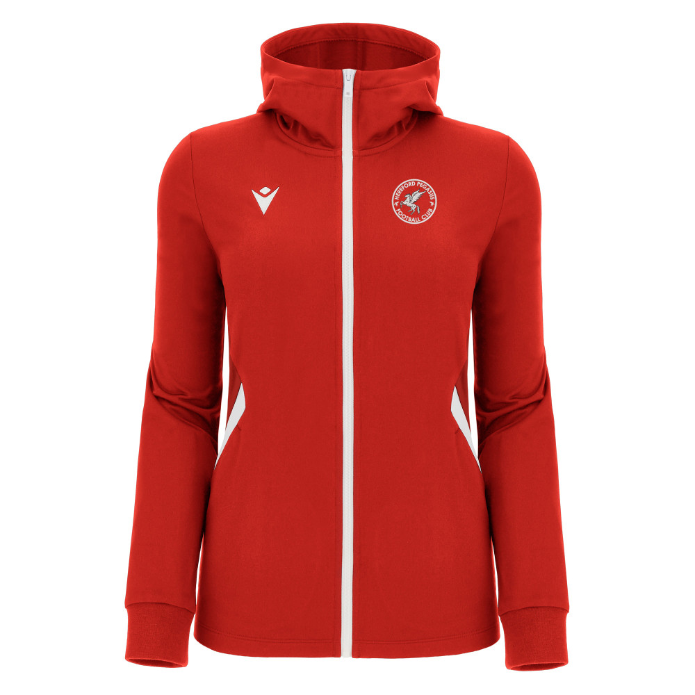 Hereford Pegasus FC - BASTET full zip hoody (Red/White)