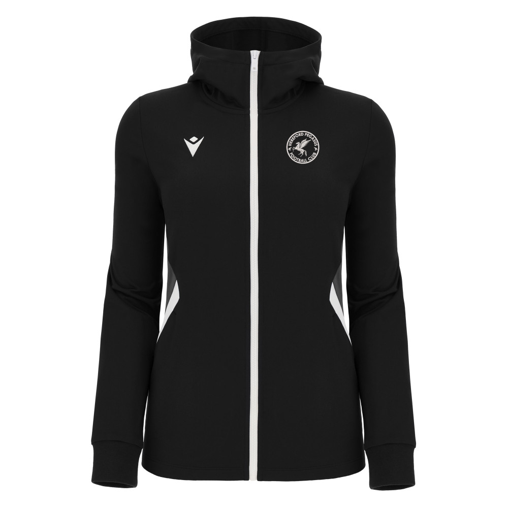 Hereford Pegasus FC - BASTET full zip hoody (Black/White)