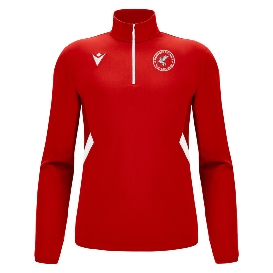 Hereford Pegasus FC - PIAVE 1/4 zip top (Red/White)