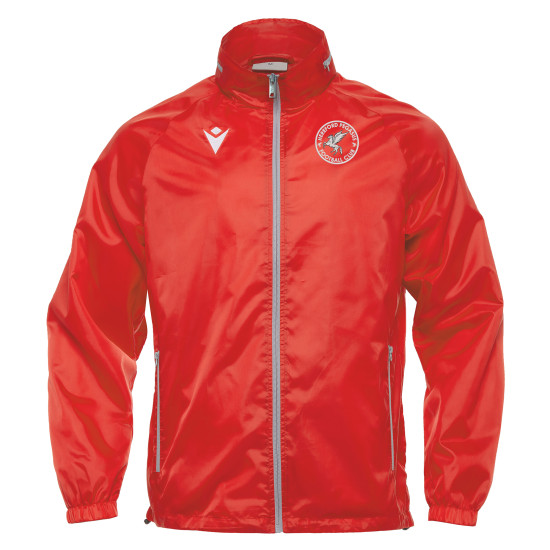 Hereford Pegasus FC - PRAIA HERO full zip windbreaker (Red)