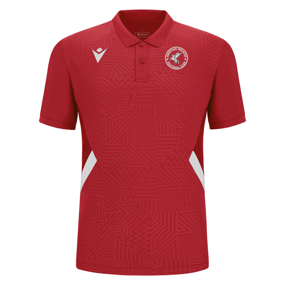 Hereford Pegasus FC - RAP polo (Red/White)
