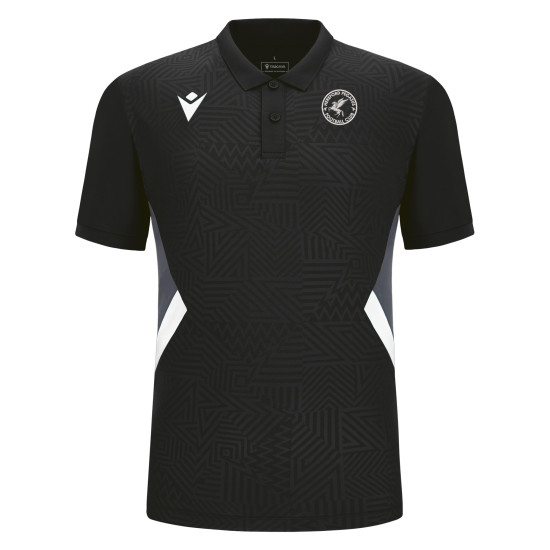 Hereford Pegasus FC - RAP polo (Black/White)