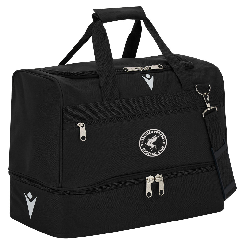 Hereford Pegasus FC - ROCKET holdall w-rigid bottom  large (Black)