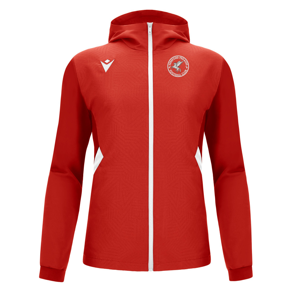 Hereford Pegasus FC - TIAMAT microfiber full zip hoody (Red/White)