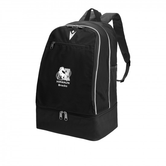 Hirwaun RFC - MAXI-ACADEMY EVO backpack w/semi-rigid bottom large (Black)