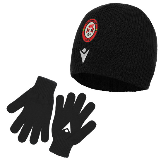 Holton Road AFC - Hat & Gloves (Black) Kids