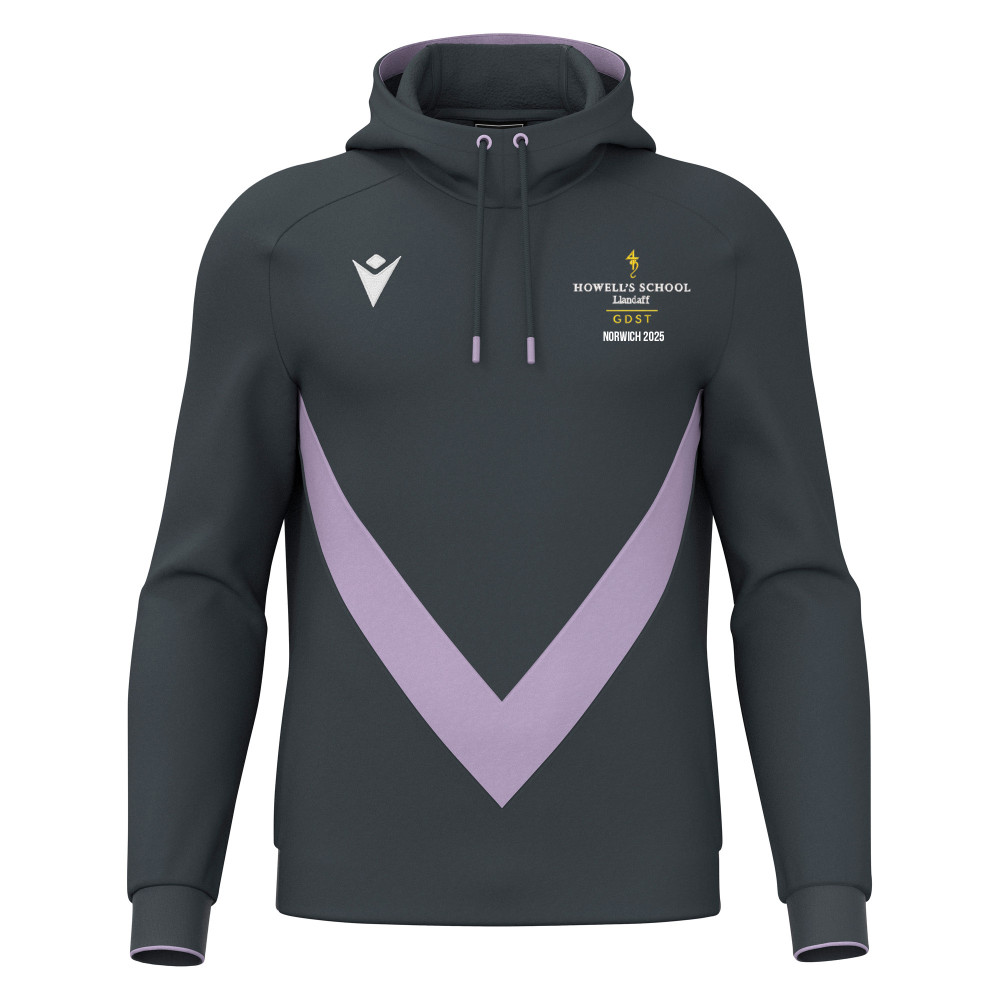 Howells School Football - Fenders Hooded Sweatshirt (Anthracite/Lilac)
