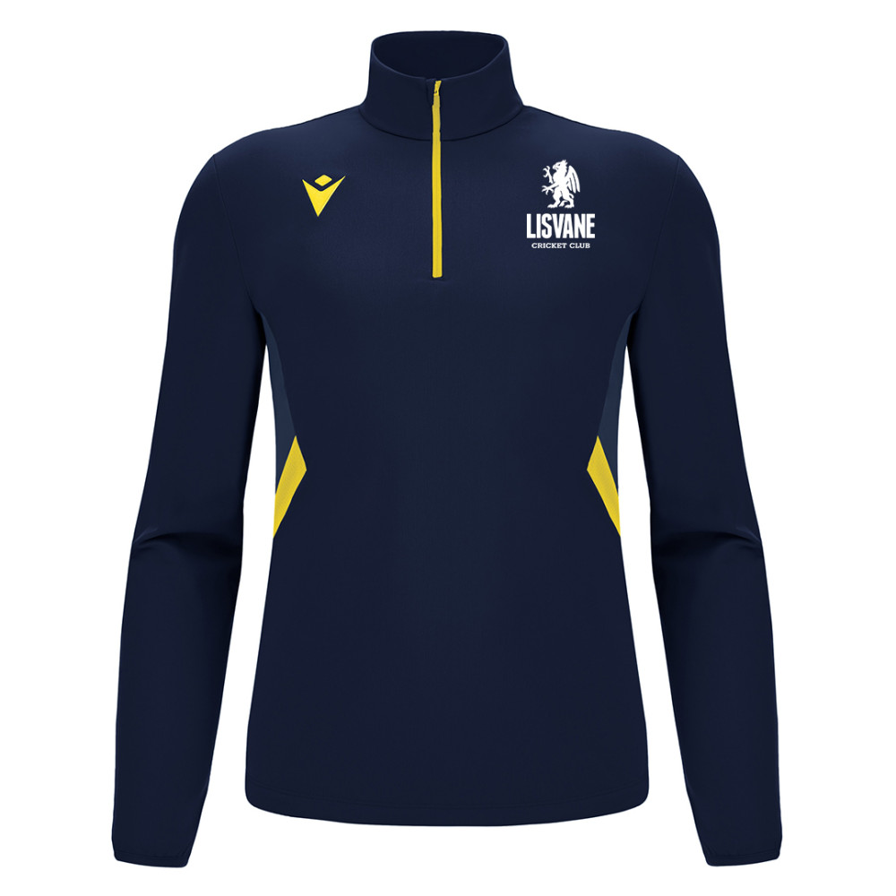 Lisvane CC - PIAVE 1/4 zip top (Navy/Yellow)