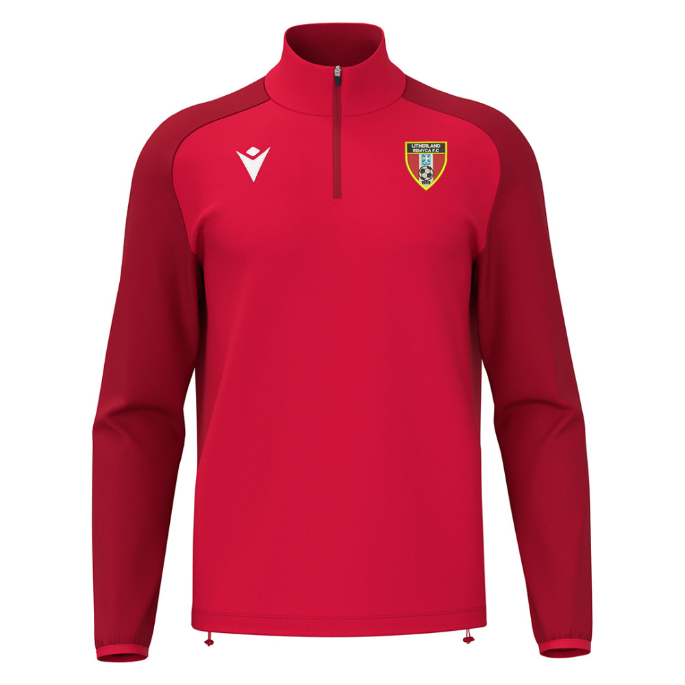 Litherland Remyca FC - ISEN 1/4 zip top (Red)