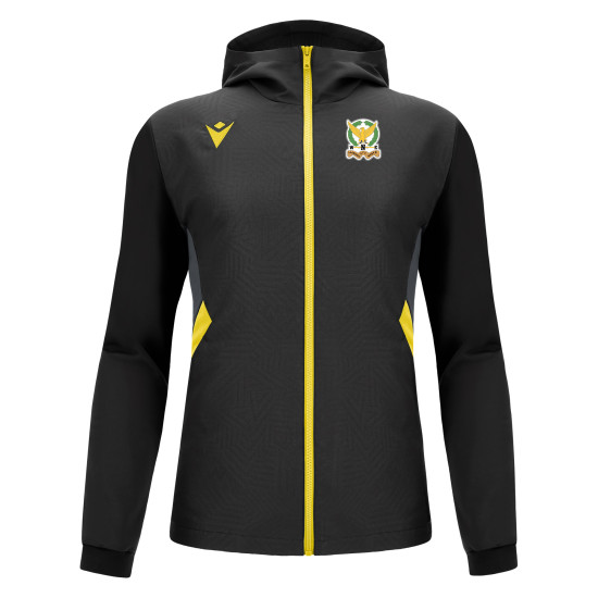 Llandaff North RFC - TIAMAT microfiber full zip hoody (Black/Yellow)