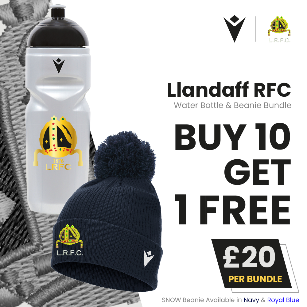 Llandaff RFC - Water Bottle & Beanie Bundle