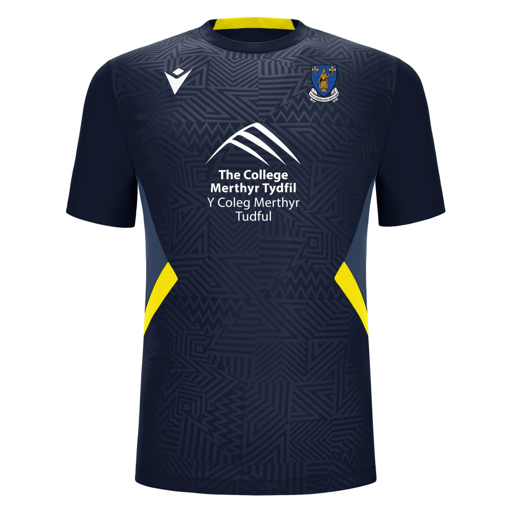 Merthyr Schools Rugby - SHEDIR shirt (Navy/Yellow)