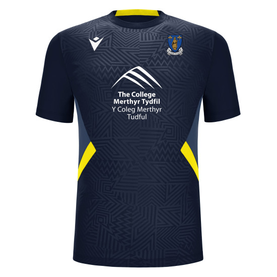 Merthyr Schools Rugby - SHEDIR shirt (Navy/Yellow)