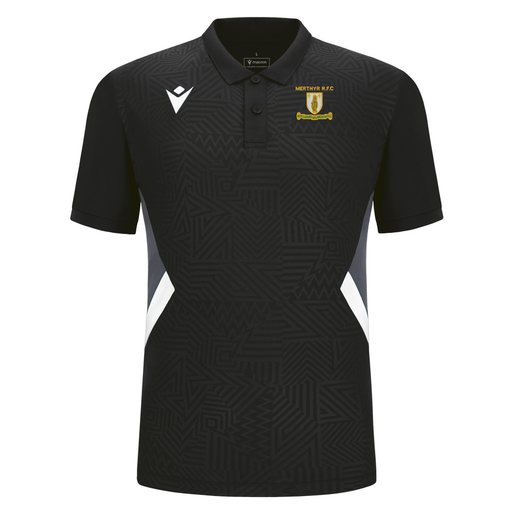 Merthyr RFC - RAP polo (Black/White) Merthyr RFC - RAP polo (Black/White)