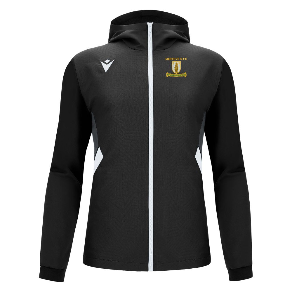 Merthyr RFC - TIAMAT microfiber full zip hoody (Black/White) Merthyr RFC - TIAMAT microfiber full zip hoody (Black/White)