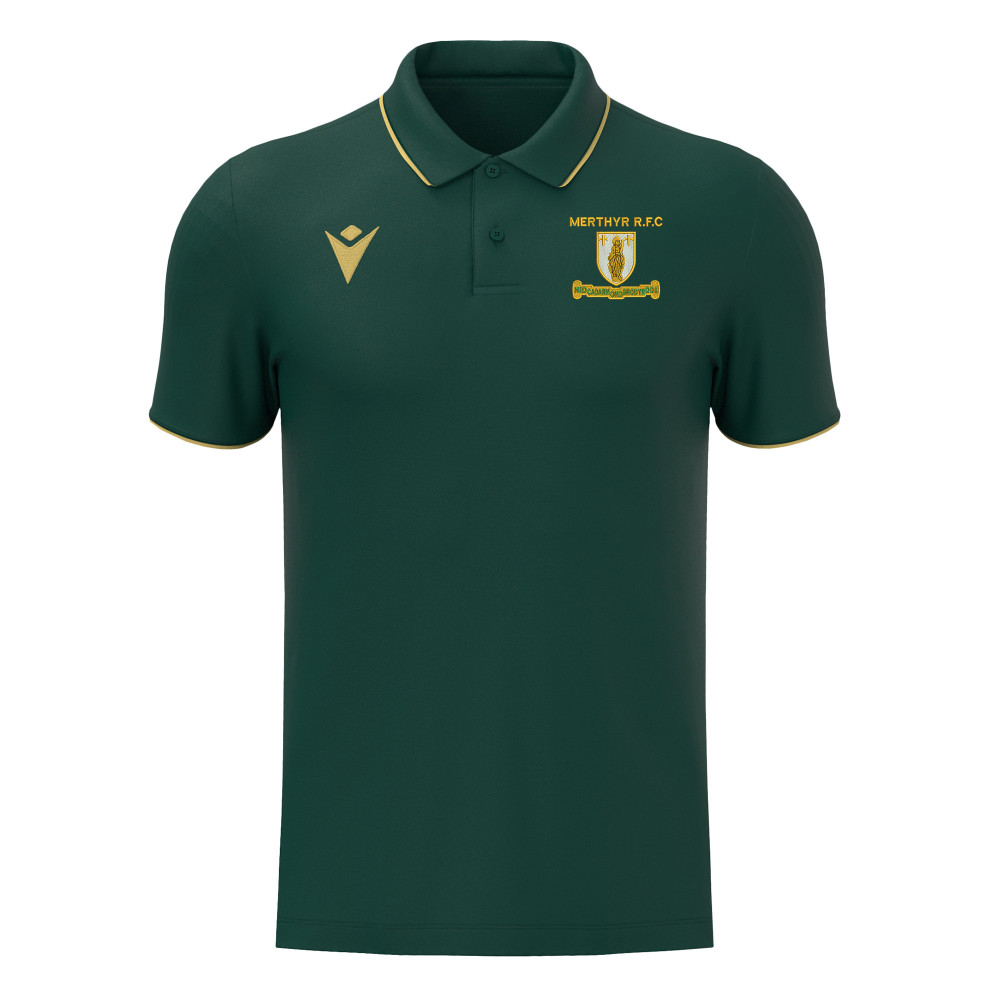 Merthyr RFC - DRACO HERO polo (Bottle/Gold) Merthyr RFC - DRACO HERO polo (Bottle/Gold)