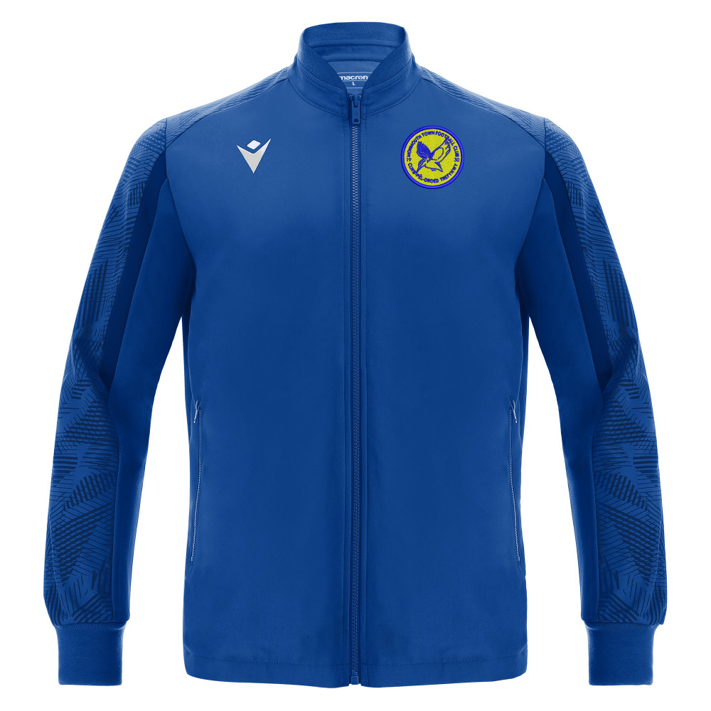 Monmouth Town FC - ACHILLES microfiber full zip top (Royal) 