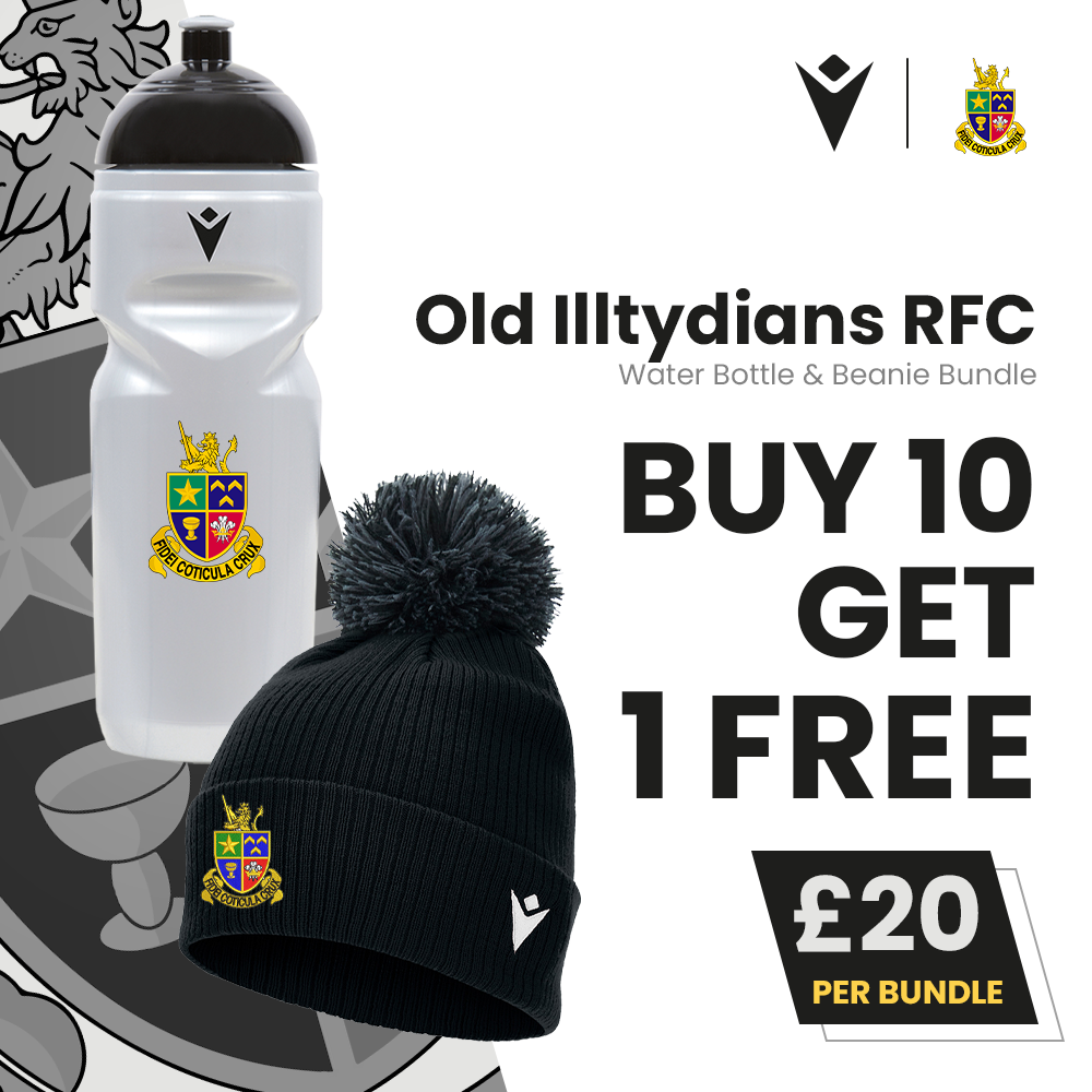 Old Illtydians RFC - Water Bottle & Beanie Bundle