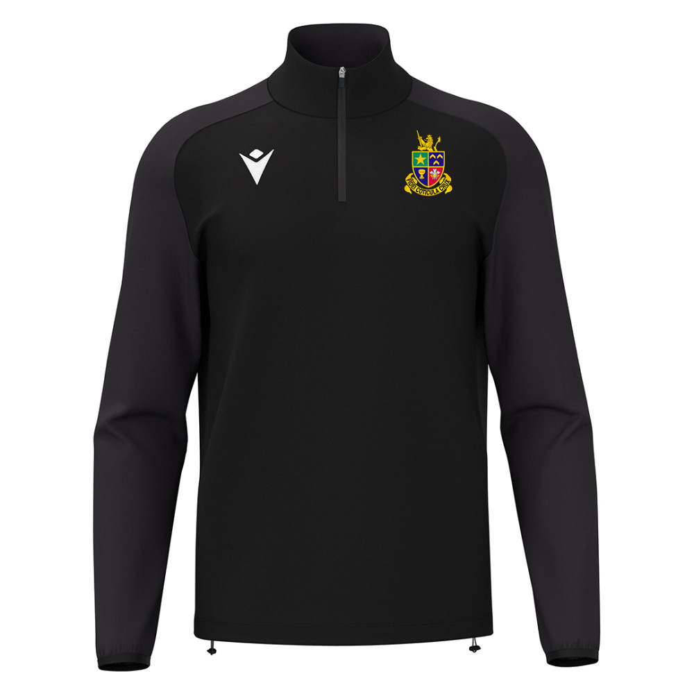 Old Illtydians RFC -  ISEN 1/4 zip top  (Black)  Kids