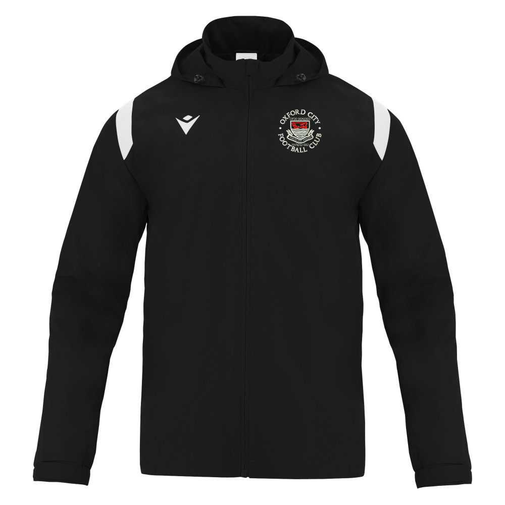 Oxford City FC - COACH SARANSK full zip showerjacket (Black/White)